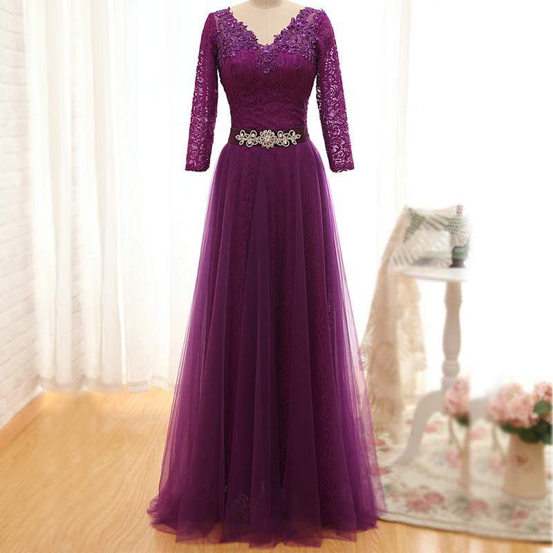 sexy long sleeve evening gown